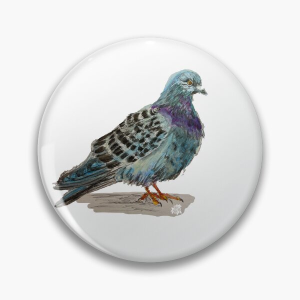 Item preview, Scrappy Pigeon designed and sold by Su Melville Art.