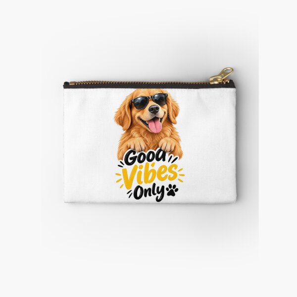 Item preview, Good Vibes Only Dog – Cute Golden Retriever designed and sold by Appu6667.
