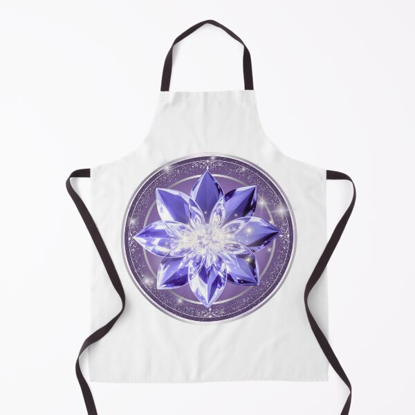 Item preview, 3D Lavender Amethyst Crystal Lotus & Platinum Frame designed and sold by MinimalAurashop.