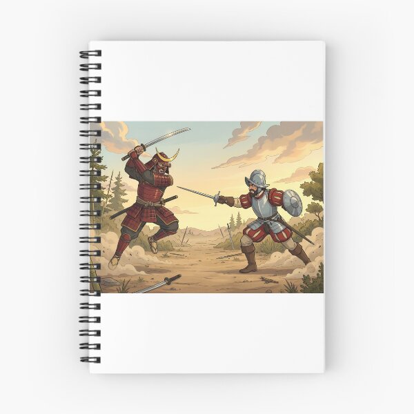 Item preview, Samurai vs Spanish Conquistador – Epic Historical Battle Art designed and sold by FanCThis.