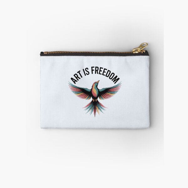 Item preview, Art Is Freedom – Colorful Bird and Inspirational Artist Design designed and sold by Jollys-ArtShop.