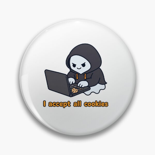 Item preview, I Accept All Cookies Ghost Hacker designed and sold by serjcypher.