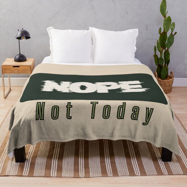 Item preview, Nope Not Today Sarcastic Humor Introvert Quote designed and sold by MarCinu Art.