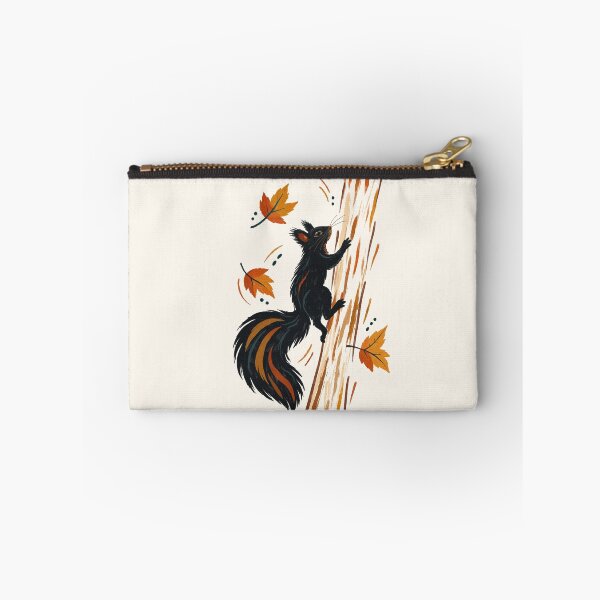 Item preview, Autumn Black Squirrel Climbing a Tree designed and sold by Lacritsa .