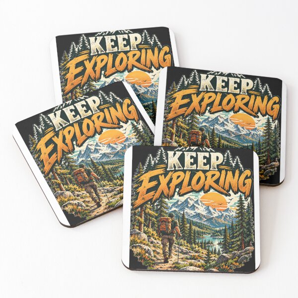 Item preview, Keep Exploring Vintage Forest Adventure designed and sold by CodePaws Creations.