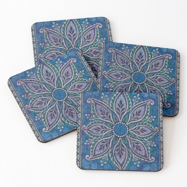 Item preview, Blue Radial Foliage designed and sold by ParadisePalace.
