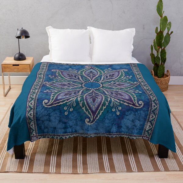 Item preview, Blue Radial Foliage designed and sold by ParadisePalace.