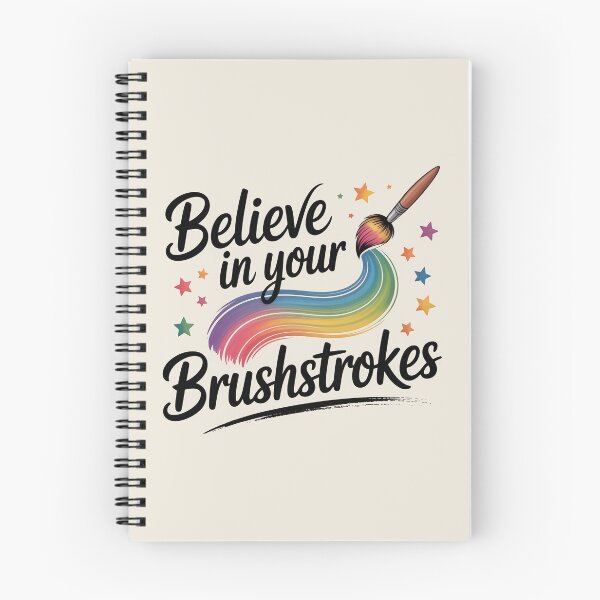 Item preview, Believe in Your Brushstrokes – Inspirational Artist and Painting Quote Design designed and sold by Jollys-ArtShop.