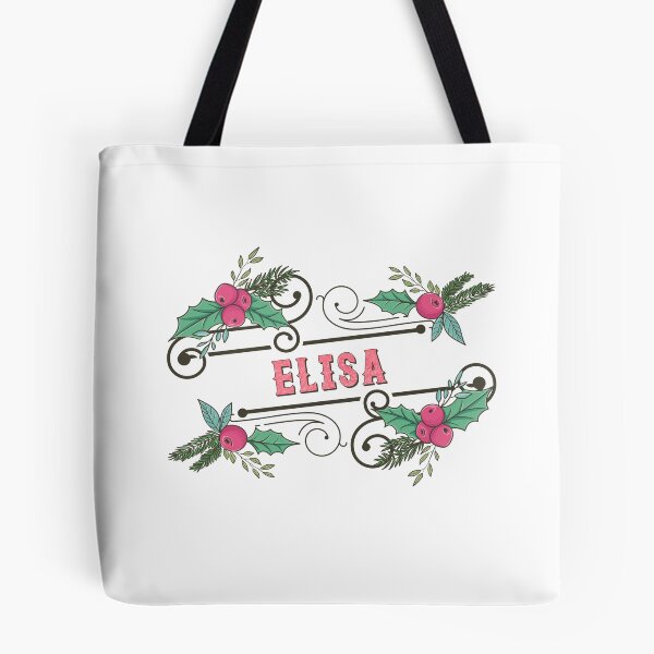Item preview, Elisa Personalized Custom Christmas Name - Cool & Funny Design for Women and Girls designed and sold by Watsonarts.