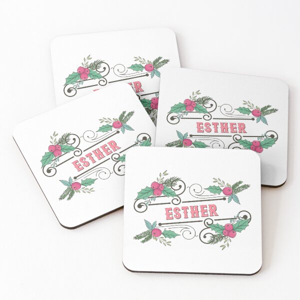 Item preview, Esther Personalized Custom Christmas Name - Cool & Funny Design for Women and Girls designed and sold by Watsonarts.