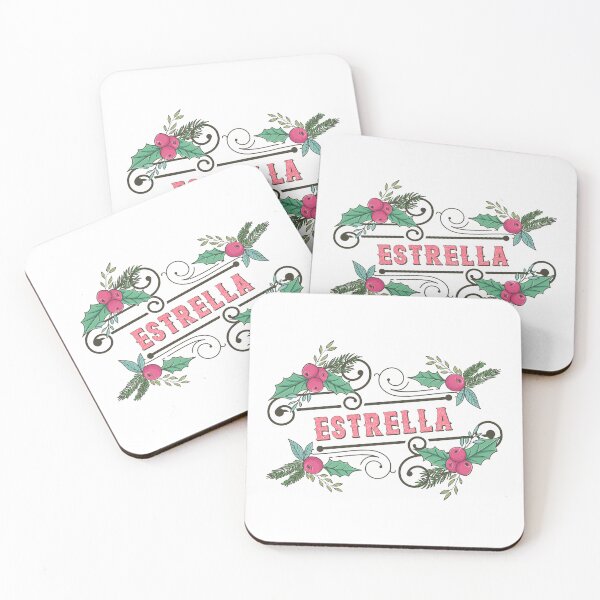 Item preview, Estrella Personalized Custom Christmas Name - Cool & Funny Design for Women and Girls designed and sold by Watsonarts.