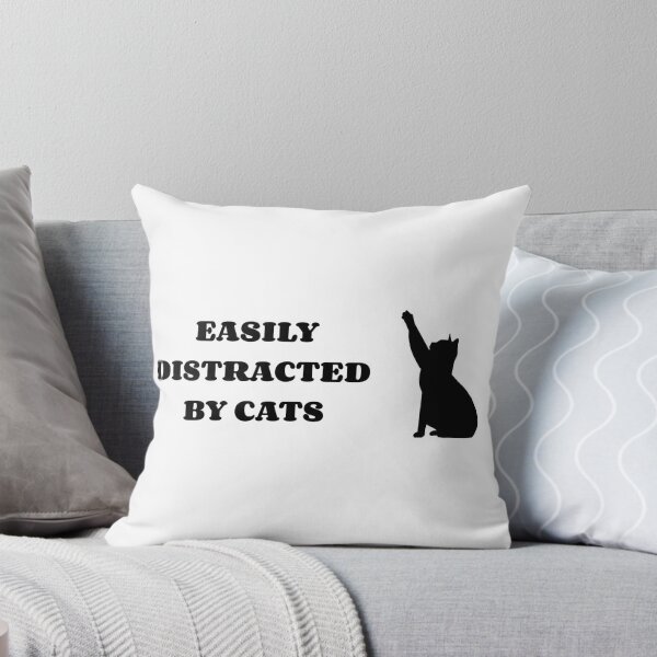 Item preview, Easily Distracted By Cats designed and sold by SlimyFish.