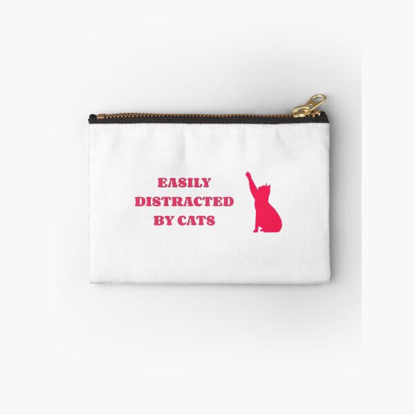 Item preview, Easily Distracted By Cats Pink designed and sold by SlimyFish.