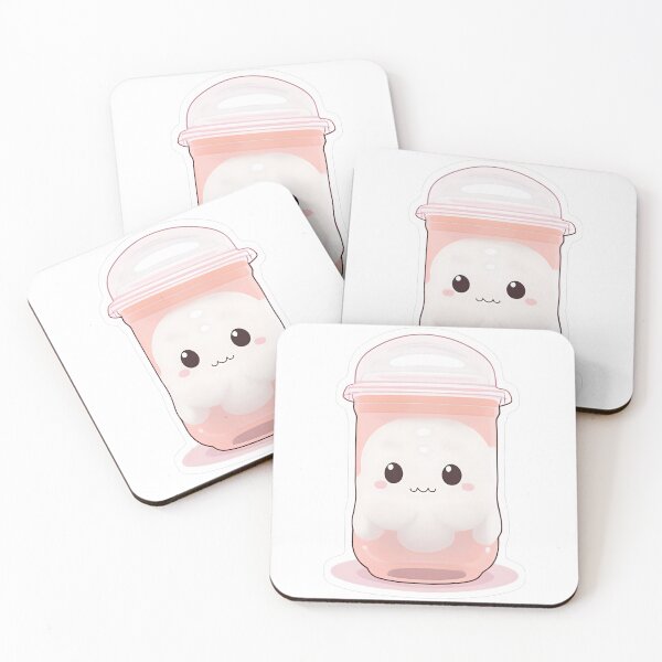 Item preview, Pastel Ghost with Boba Tea and Pink Sweatpants designed and sold by For-Cat Studio.