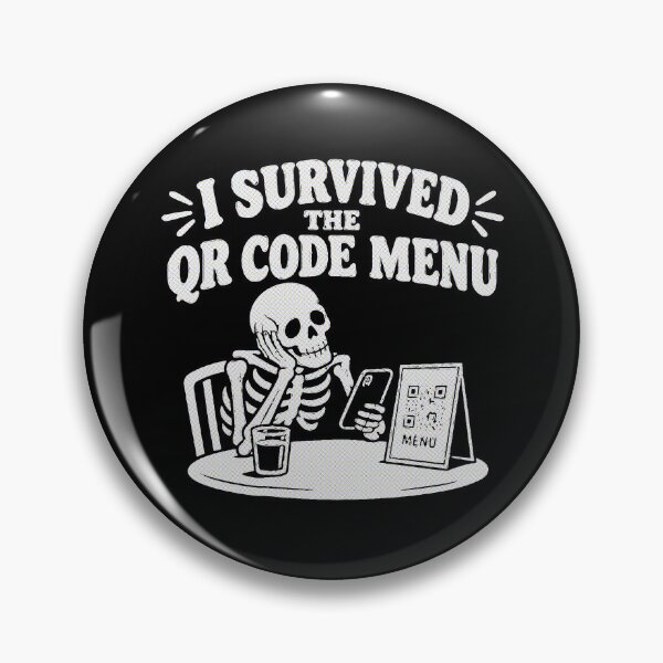 Item preview, I Survived The QR Code Menu designed and sold by R-A Designs.