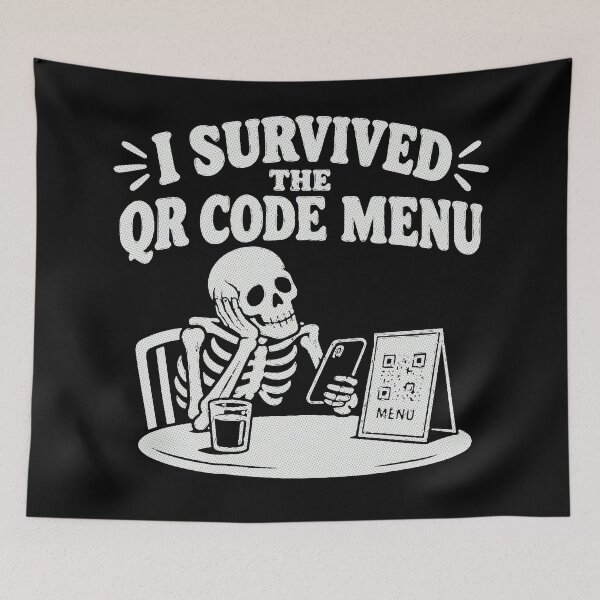 Item preview, I Survived The QR Code Menu designed and sold by R-A Designs.