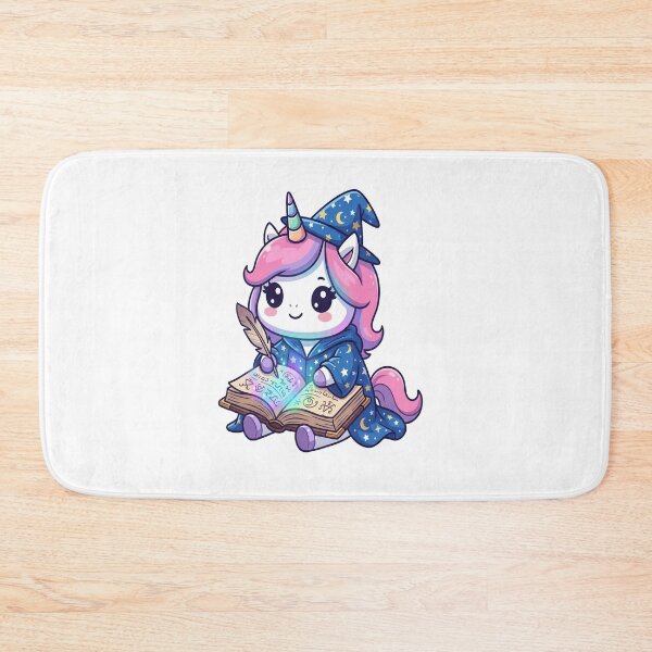 Item preview, Cute Wizard Unicorn Writing Spells designed and sold by Ella_Sketch.