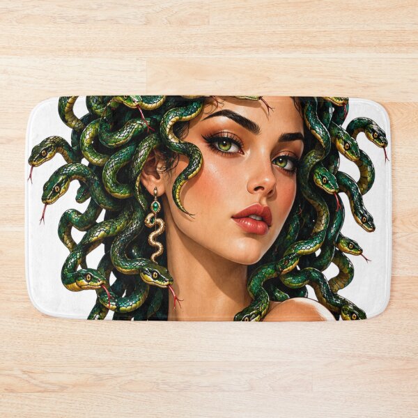 Item preview, Medusa snake hair portrait  designed and sold by urbanshop7.