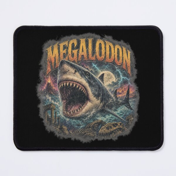 Item preview, Megalodon cool shark design designed and sold by ReneMM.