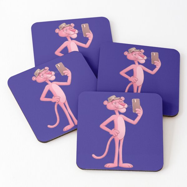 Item preview, Cool Pink Panther Taking a Smartphone Selfie designed and sold by Northern Glow Art.