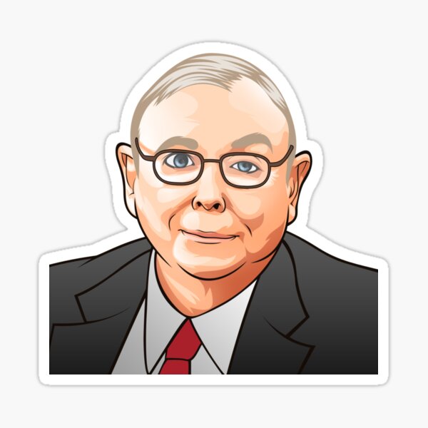 Charlie Munger Pegatina