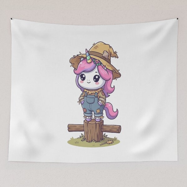 Item preview, Cute Scarecrow Unicorn Halloween Costume designed and sold by Ella_Sketch.