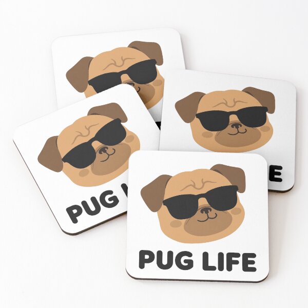 Item preview, Funny Pug Shirt, Pug Life, Pug in Sunglasses, Pug Lover Gift, Pug Mom Tee, Cool Pug Owner Gift, Pug Mug designed and sold by PawshPetCo.
