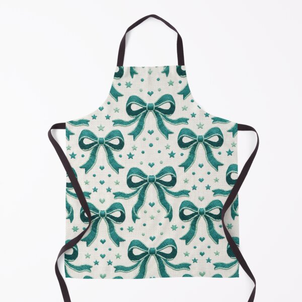 Item preview, 3D Embroidered Emerald Green Coquette Ribbon Bows designed and sold by GangisHouse.