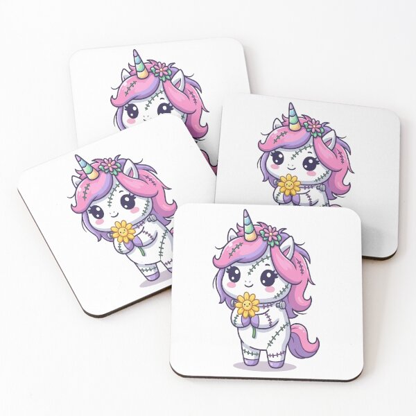 Item preview, Cute Frankenstein Bride Unicorn Flower designed and sold by Ella_Sketch.