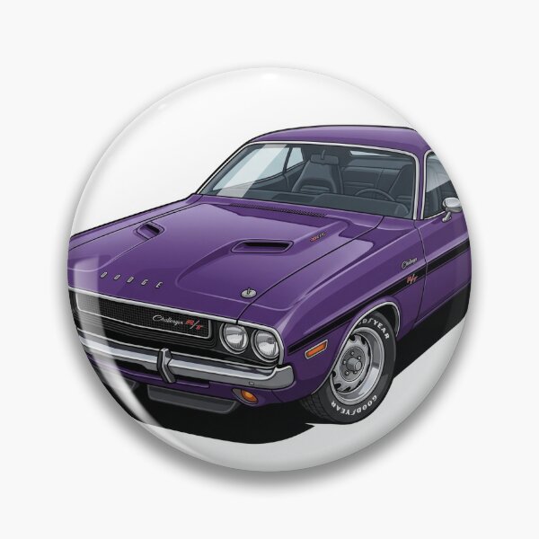 Item preview, 1970 Plum Crazy Dodge Challenger R/T Muscle Car Sticker designed and sold by Fixnovaguide.