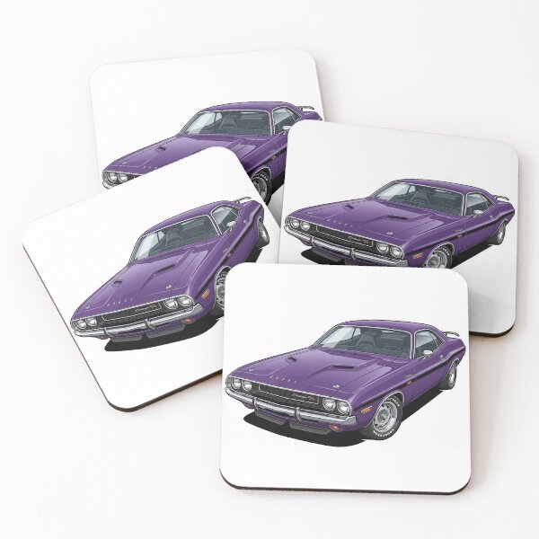 Item preview, 1970 Plum Crazy Dodge Challenger R/T Muscle Car Sticker designed and sold by Fixnovaguide.