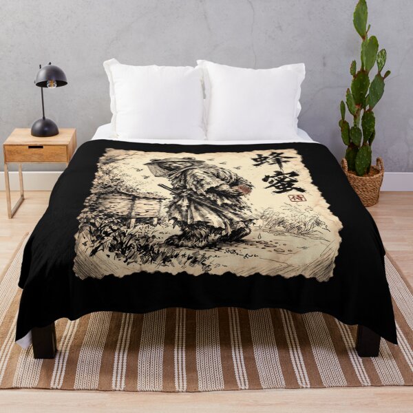 Item preview, Samurai Bear Beekeeper Honey Thief Japanese Art designed and sold by gunaone-design.