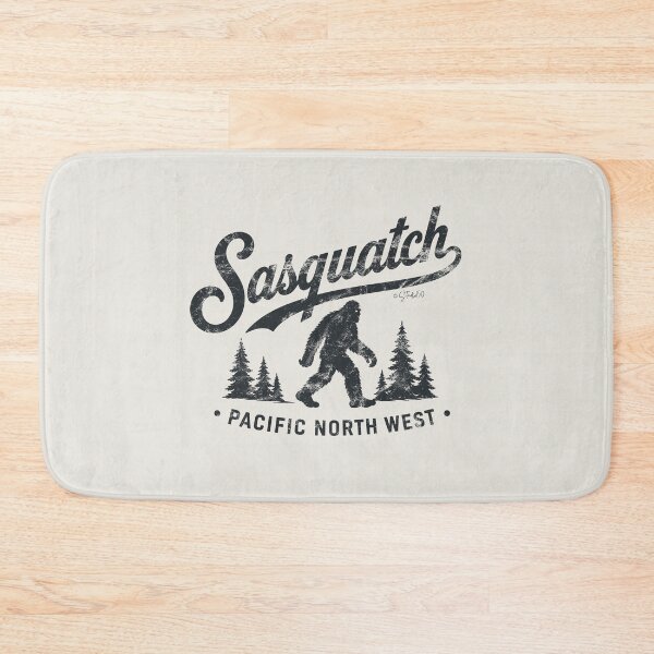 Item preview, Retro Sasquatch Font Illustration: Unique Cryptid Art designed and sold by studio150design.