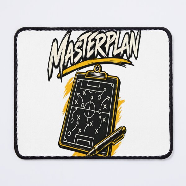Item preview, Masterplan Soccer Tactics – Football Strategy Coach Design designed and sold by CatLovers Studio.