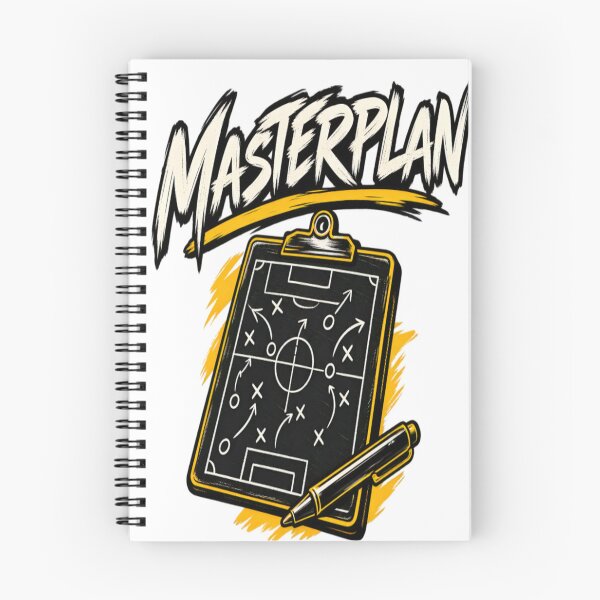 Item preview, Masterplan Soccer Tactics – Football Strategy Coach Design designed and sold by CatLovers Studio.