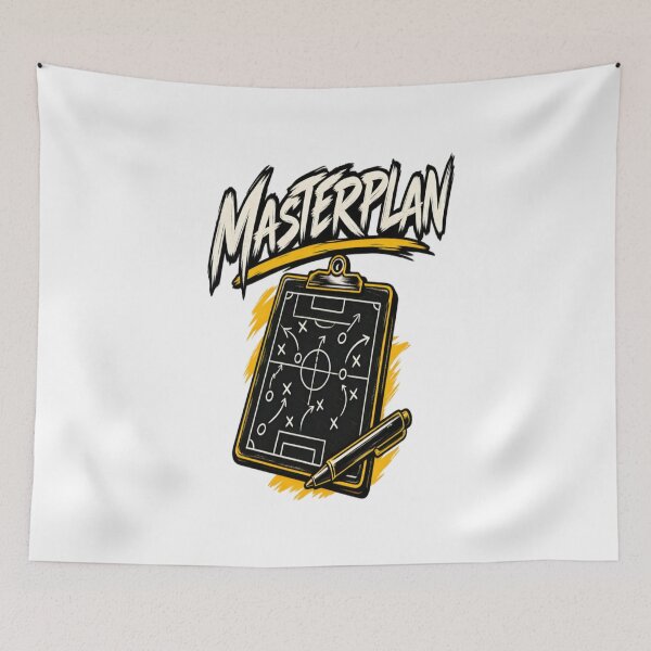 Item preview, Masterplan Soccer Tactics – Football Strategy Coach Design designed and sold by CatLovers Studio.