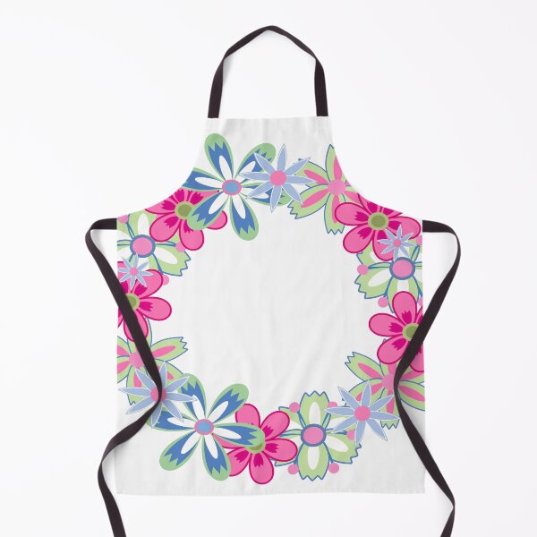 Item preview, Colorful Floral Wreath with Pink Blue and Green Flowers designed and sold by Zhanna LL.