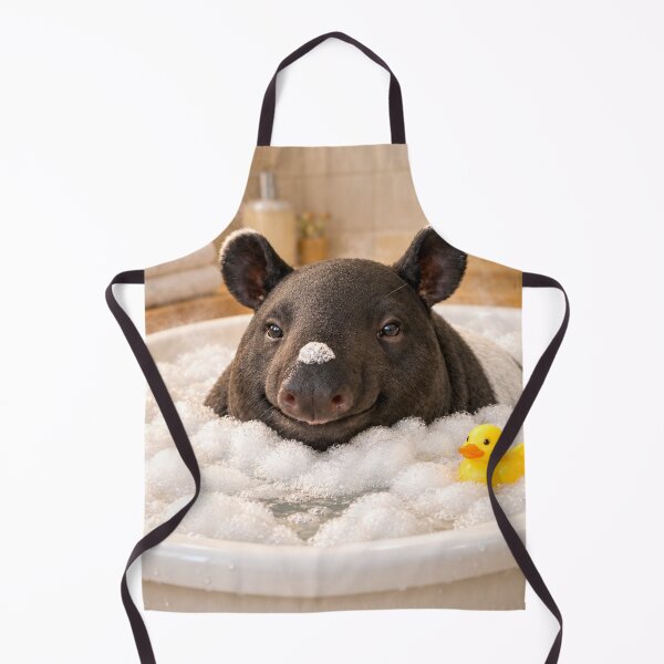 Item preview, Relaxing Malayan Tapir Bubble Bath designed and sold by Sillytoe.