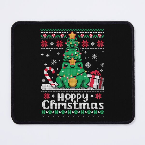 Item preview, Hoppy Christmas Tree Frog Ugly Christmas Sweater - Cute Kawaii Frogs Holiday Art designed and sold by NemiMakeit.