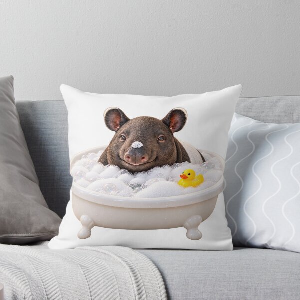 Item preview, Peaceful Malayan Tapir Bathtub designed and sold by Sillytoe.