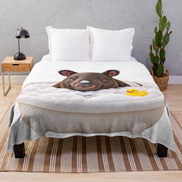 Item preview, Peaceful Malayan Tapir Bathtub designed and sold by Sillytoe.