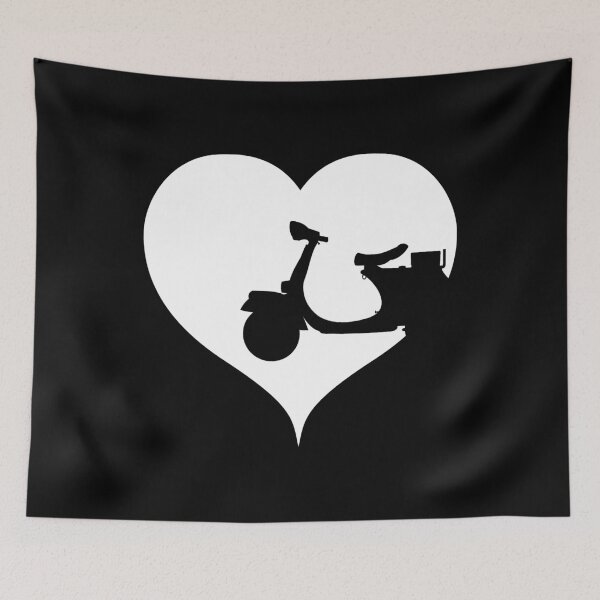 Item preview, Heart scooter scooter driver designed and sold by RetroFuchs.