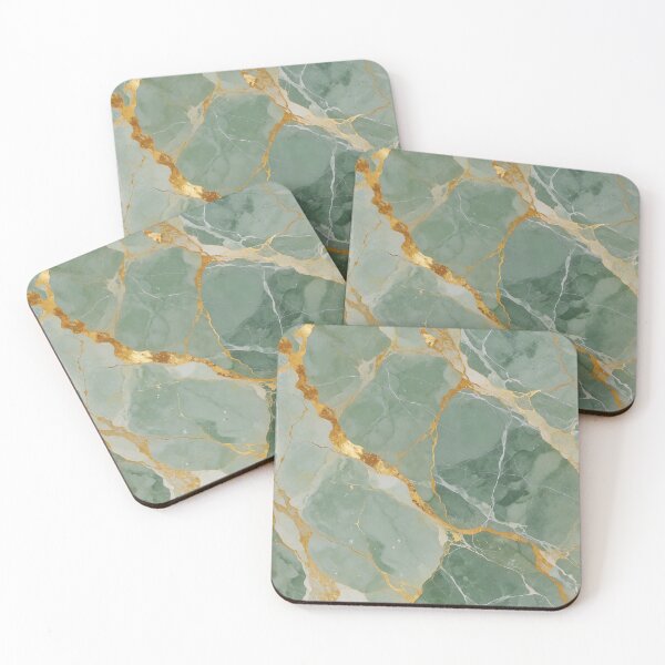 Item preview, Modern Gold Green Luxury Collection designed and sold by TrendyDesigne412.
