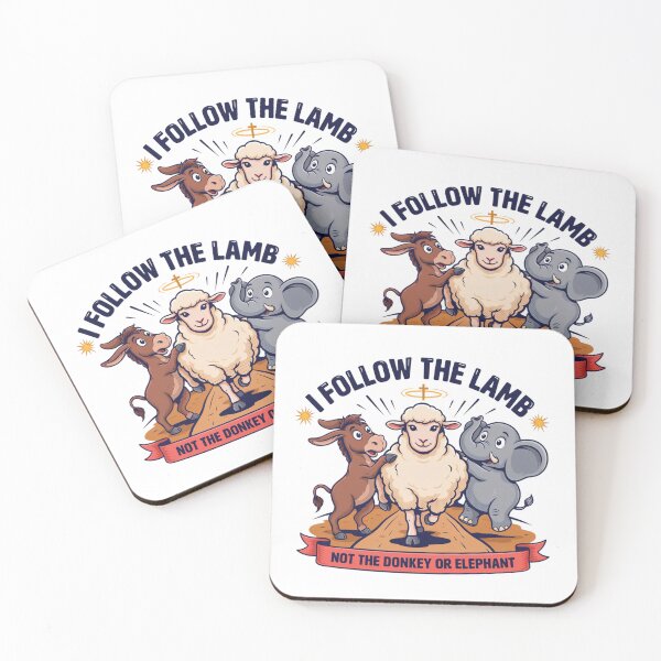Item preview, I Follow The Lamb Not The Donkey Or Elephant designed and sold by Naitsebas.
