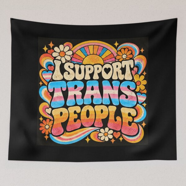 Item preview, 70s: I support trans people designed and sold by Murbee.