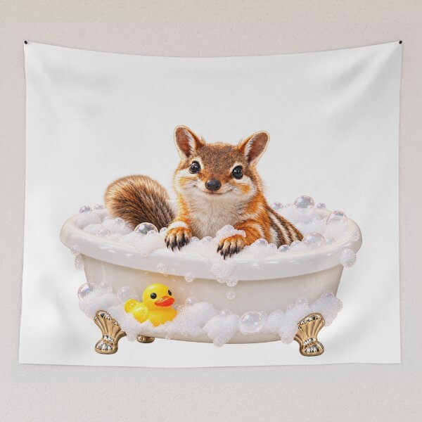 Item preview, Cheerful Numbat Bathtub designed and sold by Sillytoe.