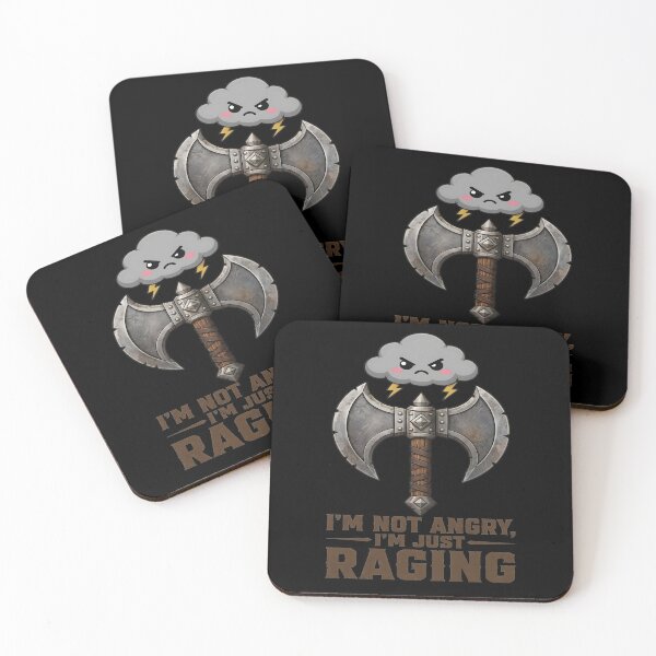 Item preview, Im Not Angry Im Just Raging Funny Dnd Barbarian designed and sold by PozivoPlus.