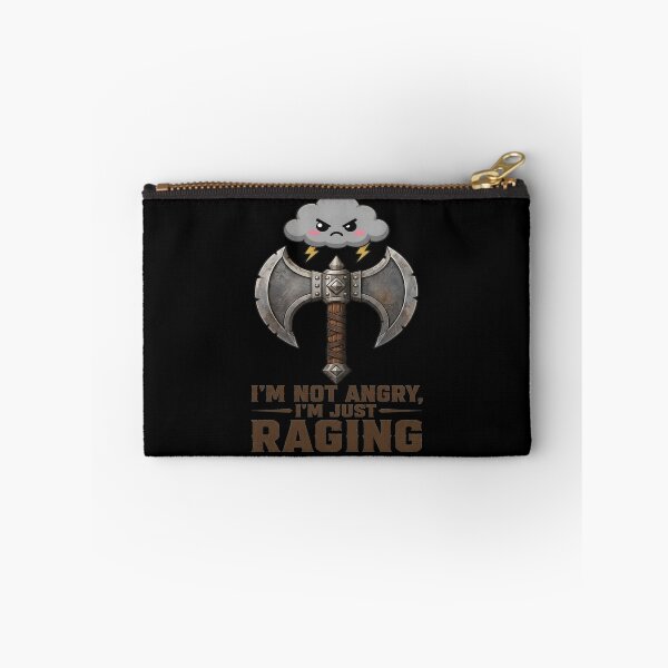 Item preview, Im Not Angry Im Just Raging Funny Dnd Barbarian designed and sold by PozivoPlus.