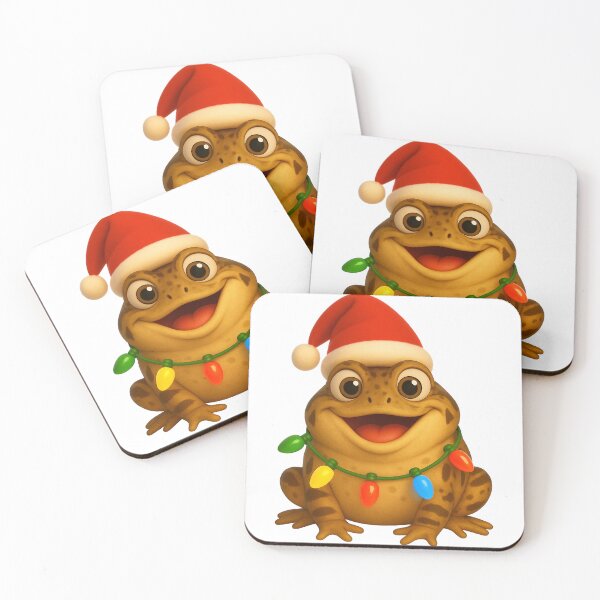 Item preview, Joyful Wood Frog Christmas designed and sold by Sillytoe.
