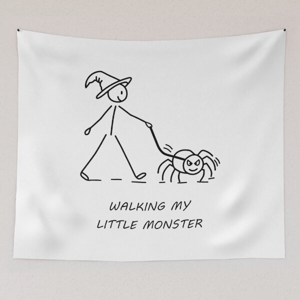 Item preview, Walking My Little Monster designed and sold by SaSe-Design.